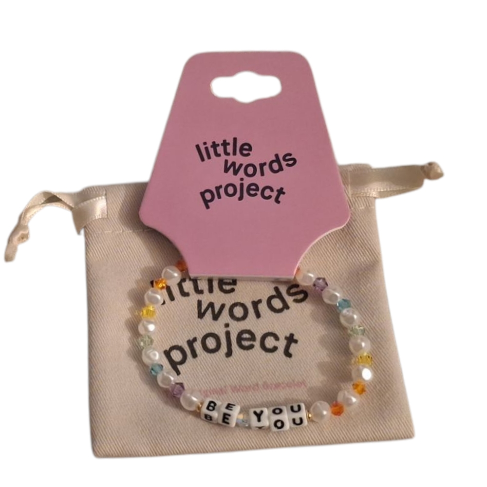 NWT LITTLE WORDS PROJECT BRACELET 🤍🌈 - Picture 1 of 2